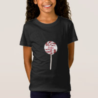 Sucre de canne Swirl Lollipop avec nom