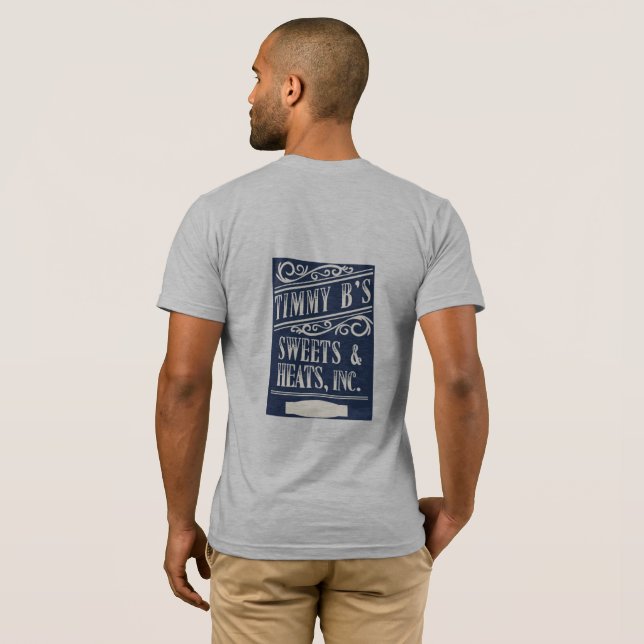 T-shirt sucré de Timmy B (Dos entier)