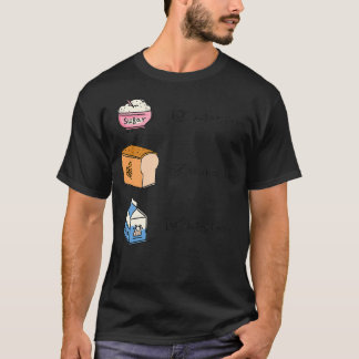 T-shirt Sucre sans gluten Libre Lait Gratuit
