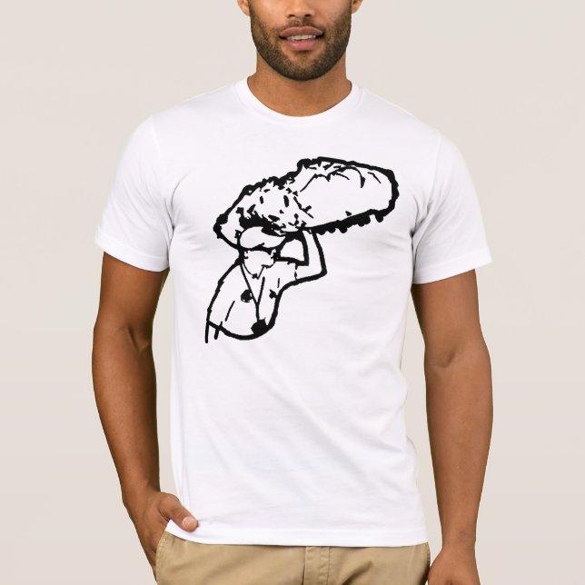T-shirt Sucrerie de coton ici (Devant)