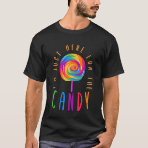 T-shirt Sucrerie Drôle Halloween Sucette Dessert Nourritur