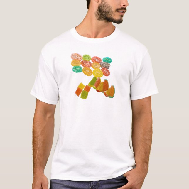 T-shirt sucreries de sucre (Devant)