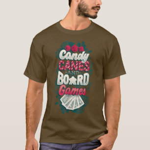 T-shirt Sucres de canne et jeux de société Noël