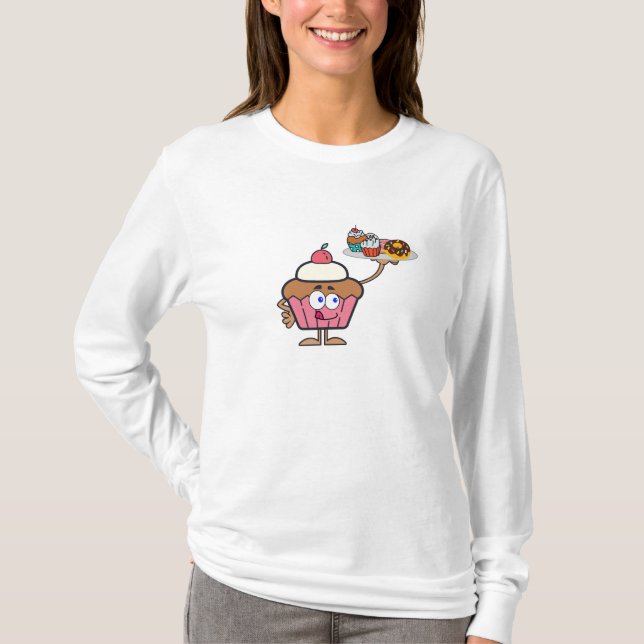 T-shirt Sucres de cupcake Votre Jour (Devant)