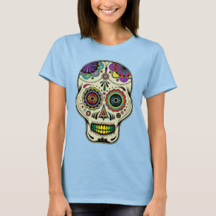 T-shirt Sucrez l'art de crâne - jour de la chemise morte