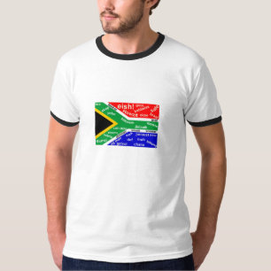 T-shirt sud-africain d'argot - personnalisable