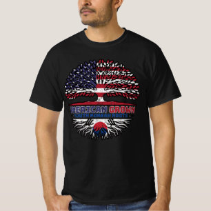 T-shirt Sud-coréen Corée du Sud Américain US USA Unis