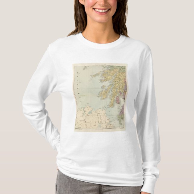 T-shirt Sud-ouest de l'Ecosse (Devant)