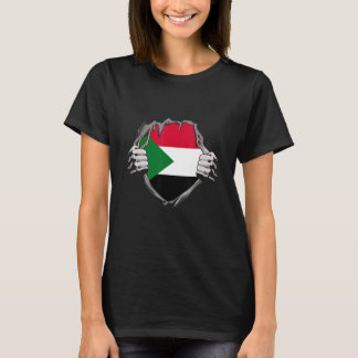 T-shirt Sudan Flag