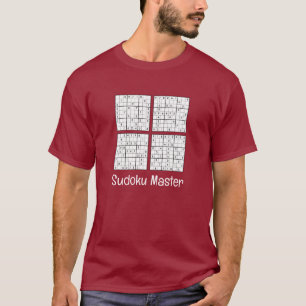T-shirt Sudoku Puzzles Design