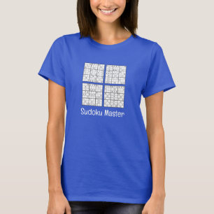 T-shirt Sudoku Puzzles Design