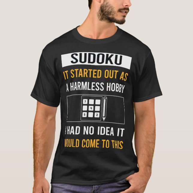 T-shirt Sudoku, un passe-temps inoffensif (Devant)