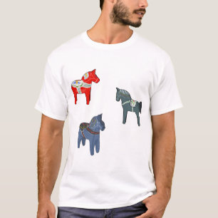 T-shirt Suède Dala Horse Dalecarlian suédois