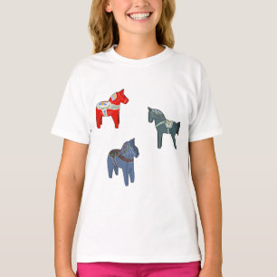 T-shirt Suède Dala Horse Dalecarlian suédois