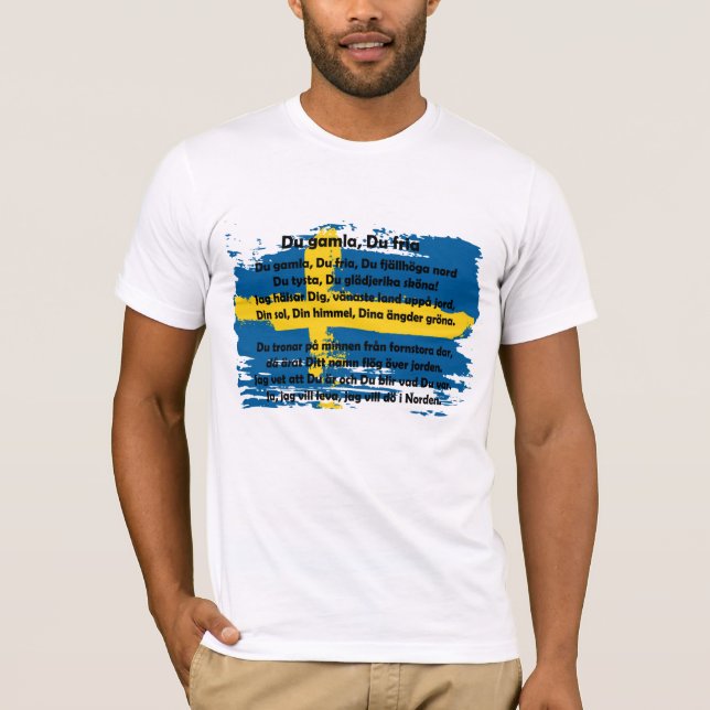 T-shirt Suède - Du gamla, Du fria (Devant)
