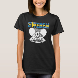 T-shirt Suède Ping Pong Fièrement Supporters Suédois de