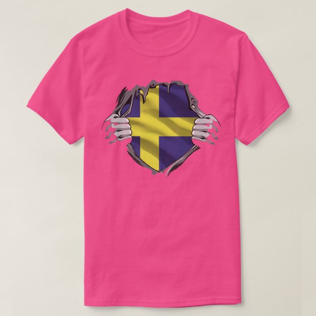 T-shirt Suède scandinave  (Design devant)