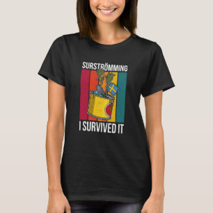 T-shirt Suède Spécialité de poisson suédois Surstromming p