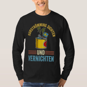 T-shirt Suède spécialité de poisson suédois Surstromming p