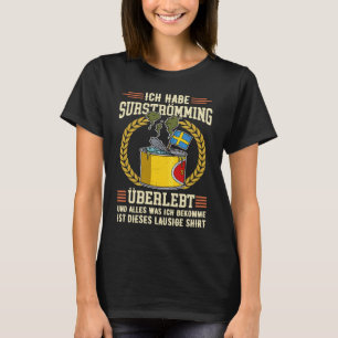 T-shirt Suède spécialité de poisson suédois Surstromming p