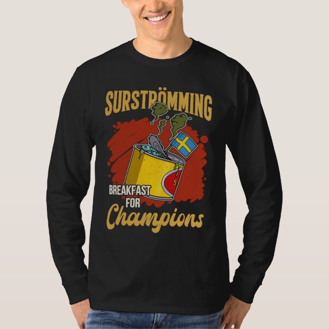 T-shirt Suède Spécialité de poisson suédoise Surstromming  (Devant)