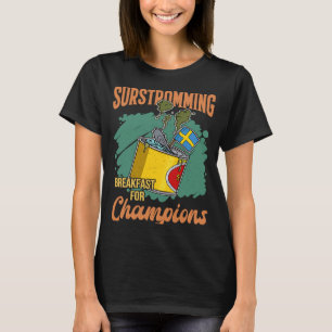 T-shirt Suède Spécialité suédoise de poisson Surstromming 