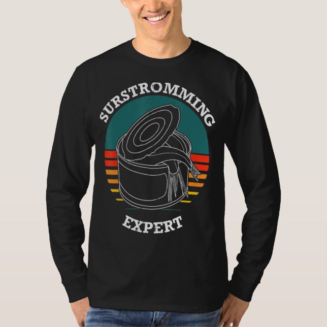 T-shirt Suède Spécialité suédoise du poisson Surstromming  (Devant)