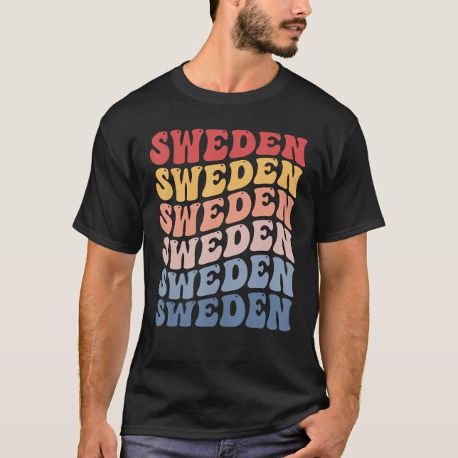 T-shirt Suède Super Retro Swede (Devant)