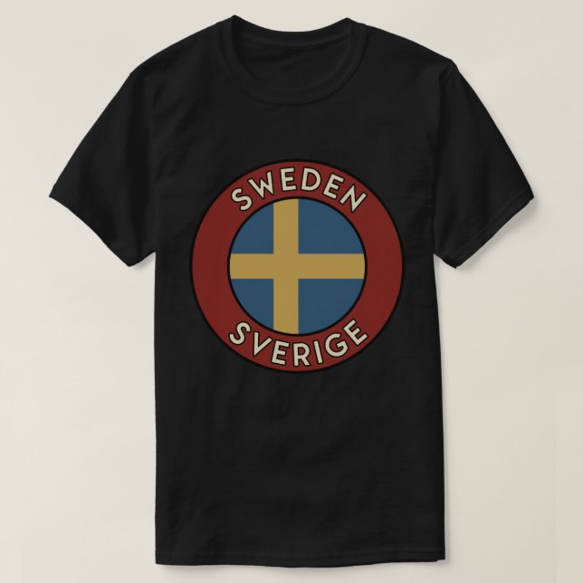 T-shirt Suède Sverige (Design devant)