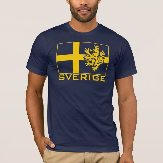 T-shirt Suède Sverige (Devant)