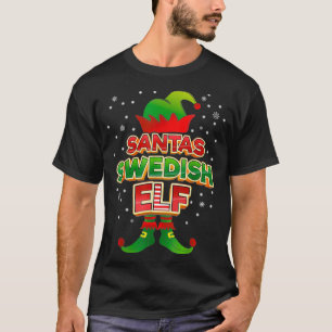 T-shirt Suédois Elf XMas Correspondant à la famille du pyj