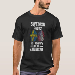 T-shirt Suédois mais cultivé comme Suédois américain