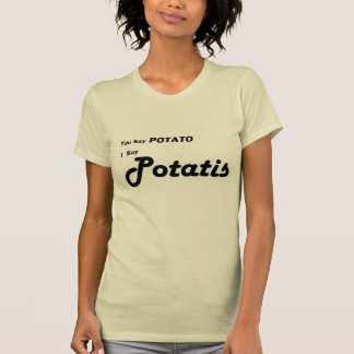 T-shirt Suédois Potatis "vous dites la pomme de terre "