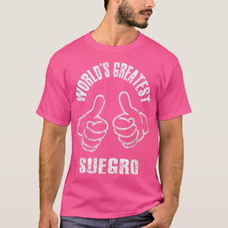 T-shirt Suegro le plus grand du monde masculin (en détress