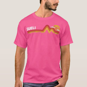 T-shirt Sueli Funny Retro Vintage Sunset Sueli 80s 90s Pré