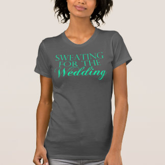 T-shirt Sueur De Monnaie Et De Gris Pour Le Mariage. Singl
