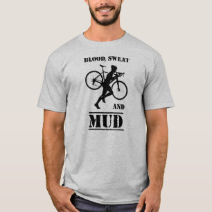 T-shirt Sueur De Sang Et Cyclocross De Boue