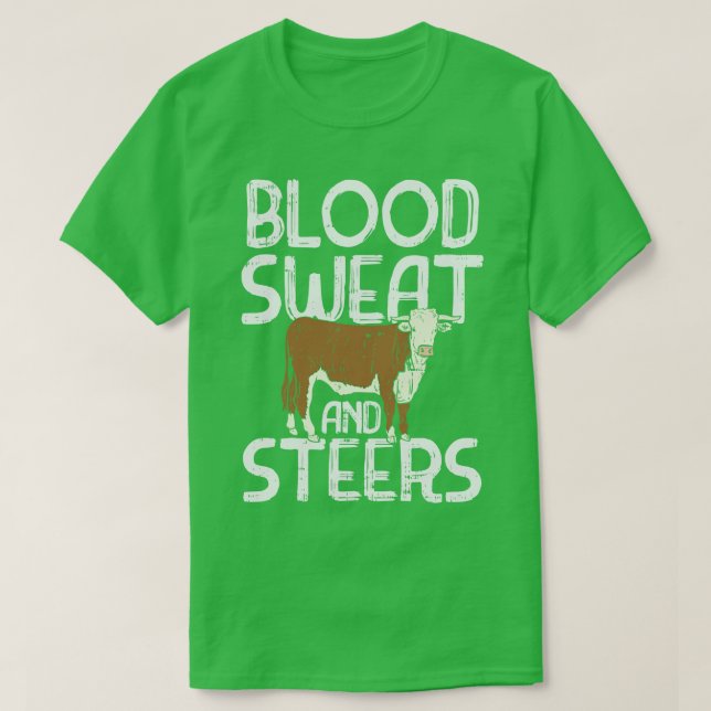 T-shirt Sueur de sang et Steers (Design devant)