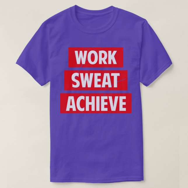 T-shirt Sueur de travail (Design devant)