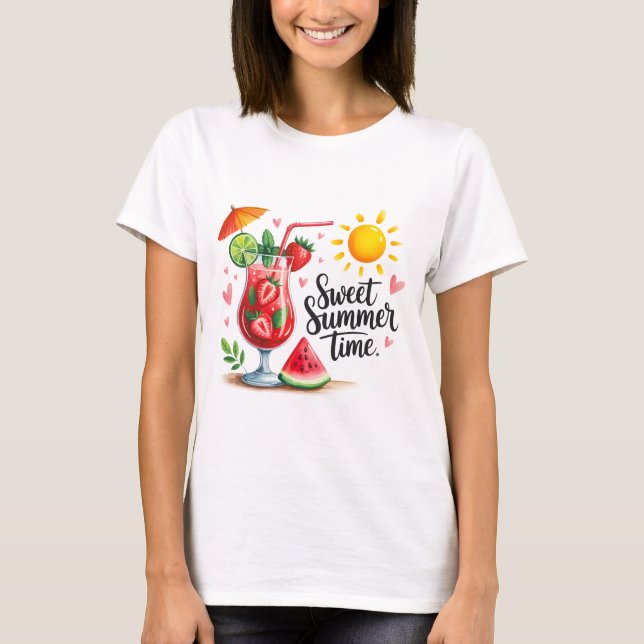 T-shirt Sueur Été  (Devant)