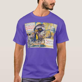 T-shirt Suffrage vintage féminin 1913