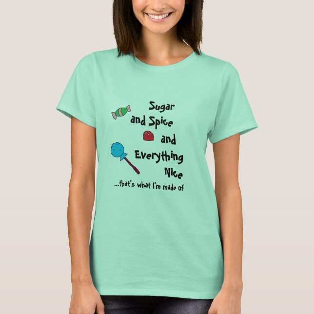 T-shirt sugar and everytnice (Devant)