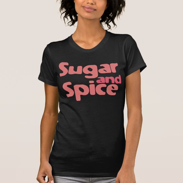 T-shirt Sugar and spice (Devant)