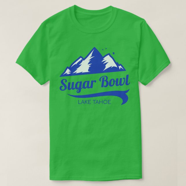 T-shirt Sugar Bowl Ski Lake Tahoe California (Design devant)