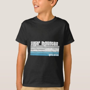 T-shirt Sugar Mountain Nc - Ski rétro en Caroline du Nord