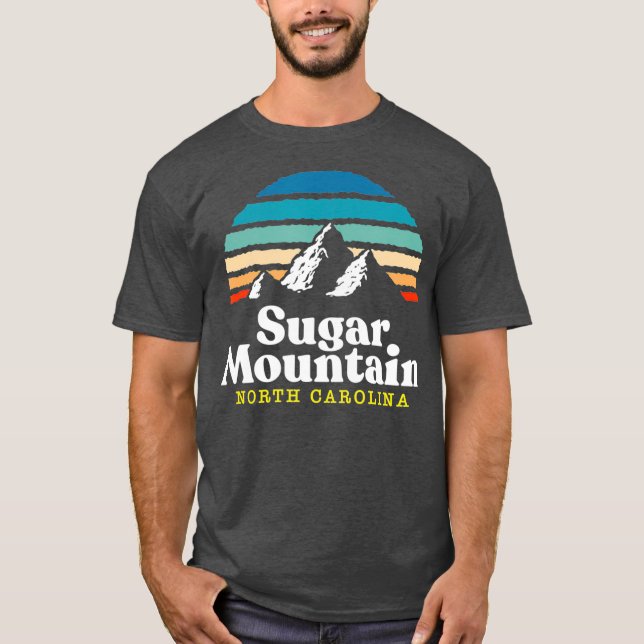 T-shirt Sugar Mountain North    Carolina Station de ski 19 (Devant)