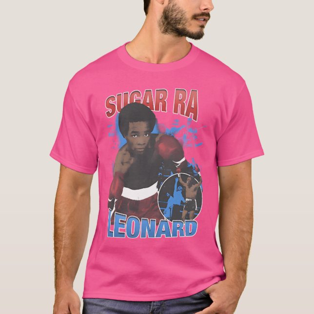 T-shirt Sugar Ray Leonard Vintage (Devant)