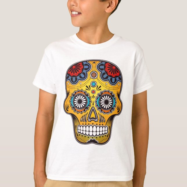 T-SHIRT SUGAR SKULL (Devant)