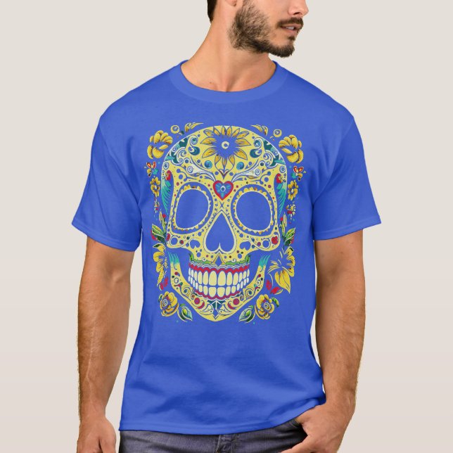 T-shirt Sugar skull (Devant)