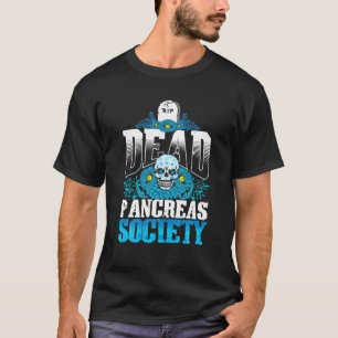 T-shirt Sugar Skull Dead Pancreas Society TD1 Halloween Co